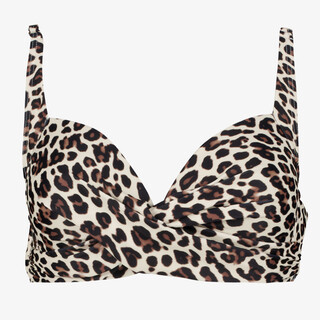 Osaga voorgevormde dames bikinitop panterprint