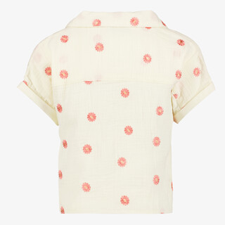 TwoDay meisjes blouse met knoop en bloemenprint