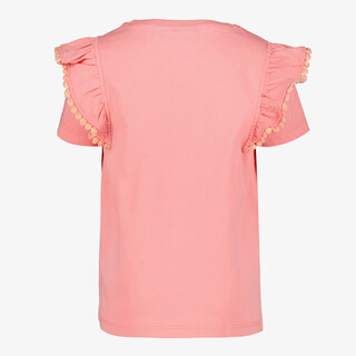 TwoDay meisjes top met pompons roze
