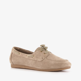 Harper suède dames mocassins beige