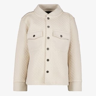 Unsigned jongens blouse met structuur beige