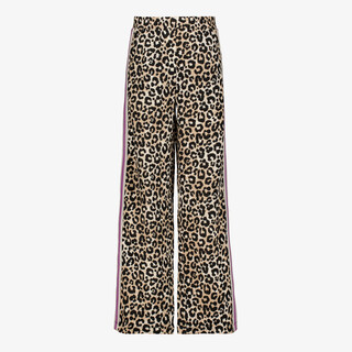 MyWay meisjes wide leg broek met luipaardprint