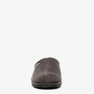 Blenzo heren pantoffels ribstof grijs