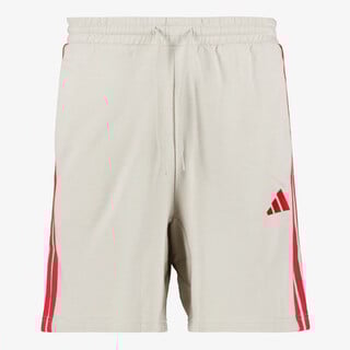 Adidas M 3S FT heren sportshort beige rood