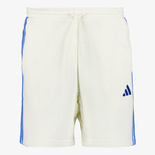 Adidas M 3S FT heren sportshort wit blauw