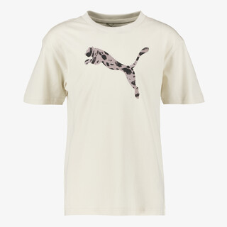 Puma ESS Graphic Animal Relaxed kinder T-shirt beige
