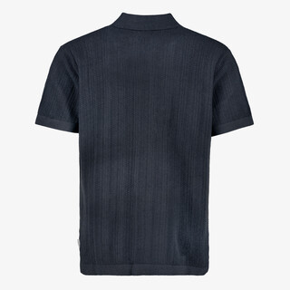 JJ REBEL heren overhemd donkerblauw