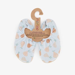 Slipstop kinder schoenen met peertjes blauw