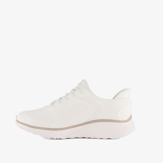 Skechers Slip-ins: BOBS Sport Wide Fit dames sneakers wit