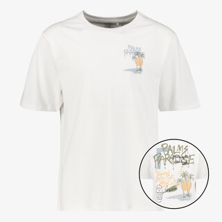 Name It jongens T-shirt met backprint wit