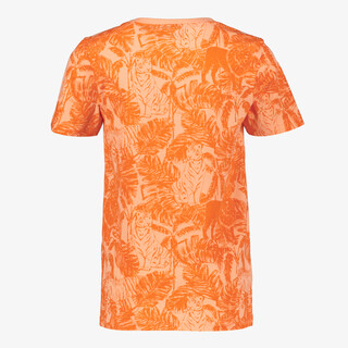 Unsigned jongens T-shirt met jungle print oranje