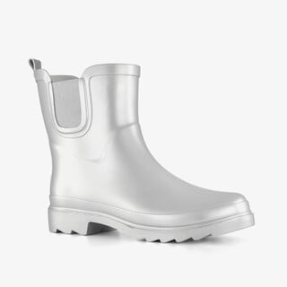 Mountain Peak korte dames regenlaarzen zilver