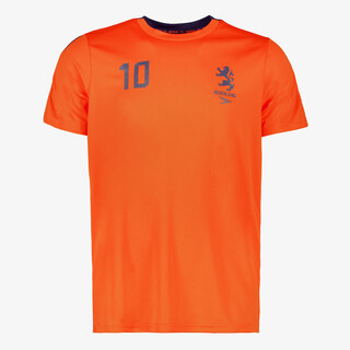Dutchy heren voetbal T-shirt nummer 10 oranje