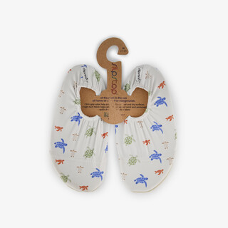 Slipstop Turtles kinder schoenen met schildpadden wit