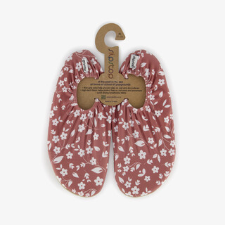 Slipstop Stone Flower kinder schoenen met bloemen roze