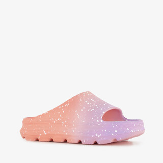 Kinder badslippers ombre roze paars