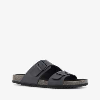 Hush Puppies dames bio slippers zwart