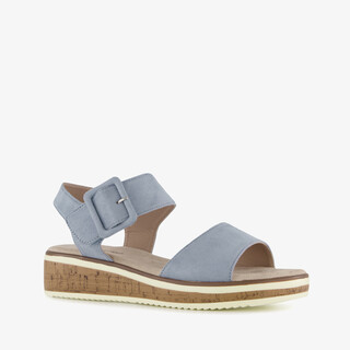 Natuform dames sandalen lichtblauw