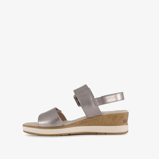 Natuform dames sandalen zilver
