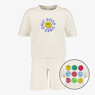 Emoji kinder shortama wit