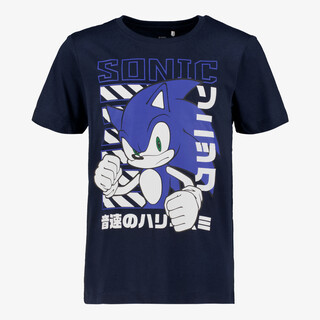 Sonic jongens T-shirt donkerblauw