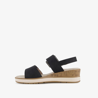 Natuform dames sandalen zwart
