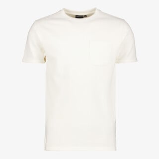 Unsigned heren T-shirt met structuur wit