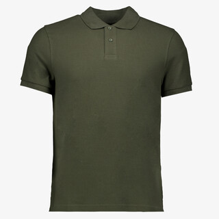 Unsigned heren polo donkergroen