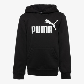Puma Essentials Big Logo kinder hoodie zwart