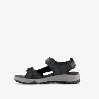 Hush Puppies leren dames sandalen zwart