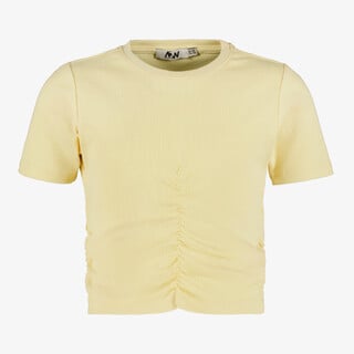 MyWay cropped meisjes T-shirt geel