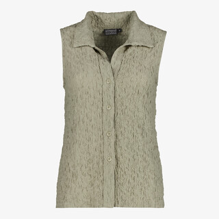 TwoDay mouwloze dames blouse groen