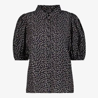 TwoDay dames blouse met stipjes zwart wit