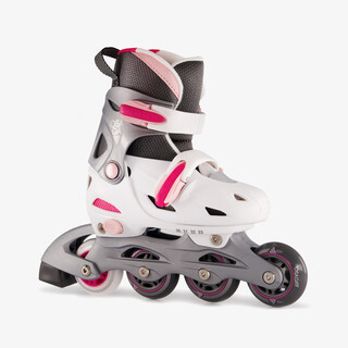 Osaga kinder hardboot skeelers wit roze