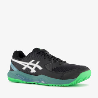 Asics Gel-Dedicate 8 heren padelschoenen zwart groen