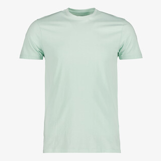 Unsigned heren T-shirt katoen ronde hals groen