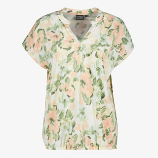 TwoDay dames blouse met bloemenprint groen