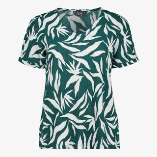 TwoDay dames top met print groen wit