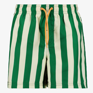 Osaga gestreepte jongens zwembroek groen beige