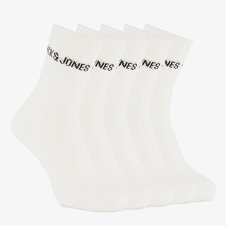 5 paar Jack & Jones heren sokken wit
