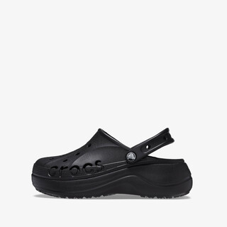 Crocs Baya Platform Clog dames klompen zwart