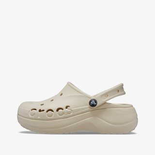 Crocs Baya Platform Clog dames klompen beige