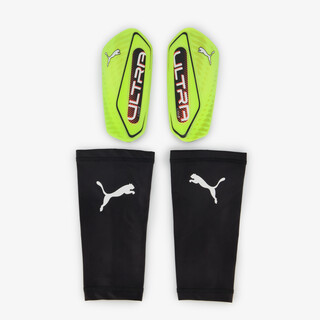 Puma Ultra light Sleeve scheenbeschermers geel zwart