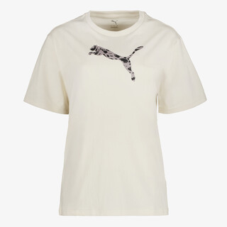 Puma ESS Graphic Animal Relaxed dames T-shirt beige