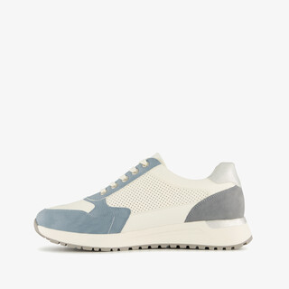 Natuform dames sneakers blauw wit