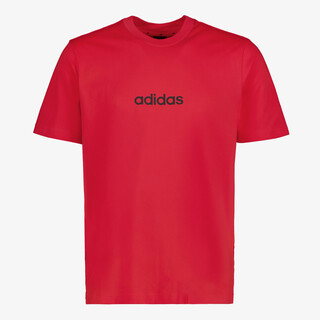 Adidas M LIN SJ heren T-shirt rood