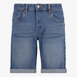 Unsigned heren denim short donkerblauw
