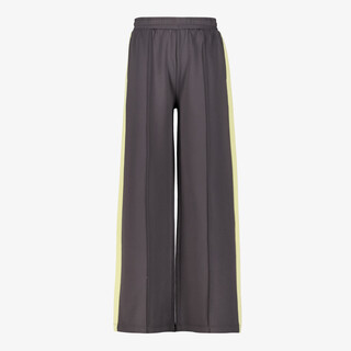 MyWay meisjes wide leg broek met bies grijs geel