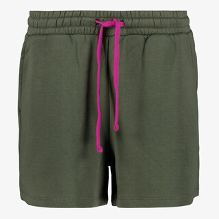 TwoDay dames sweatshort donkergroen