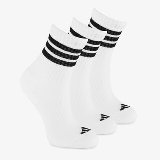 Adidas Crew kinder sokken wit zwart